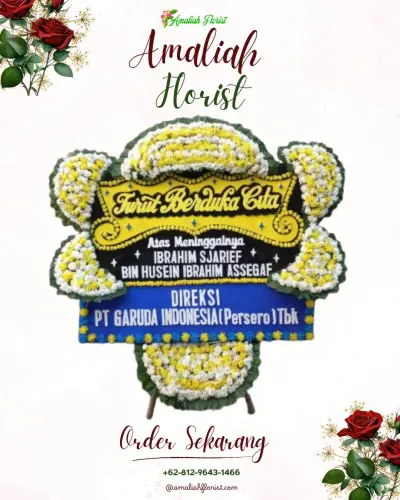 Papan Bunga Duka di Margodadi