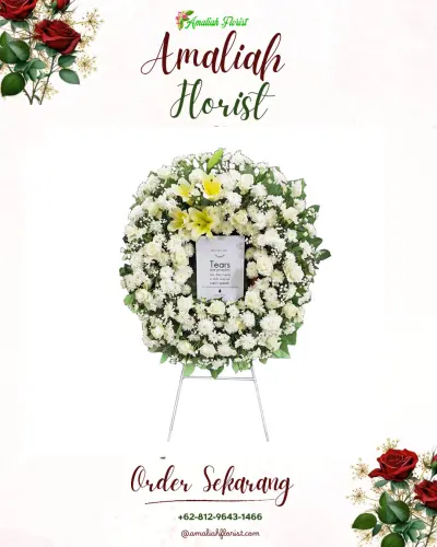 Krans Bunga Duka Cita di Margodadi