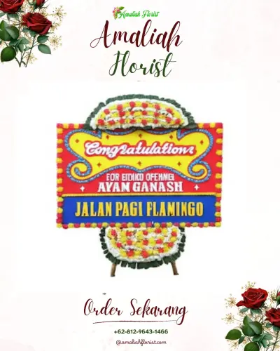Bunga Papan Congratulation di Margodadi